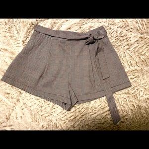 B&W Plaid Workwear Shorts